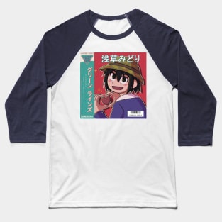 Vaporwave aesthetic anime girl Baseball T-Shirt